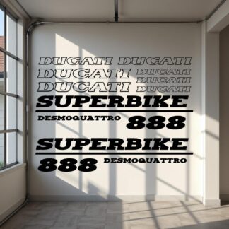kit Stickers moto Ducati 888 desmoquattro