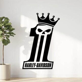 Sticker crane  pour votre moto numero un