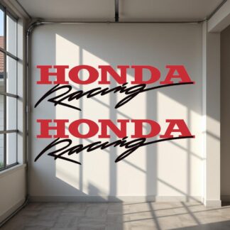 moto Kit 2 stickers HONDA RACING différentes couleurs
