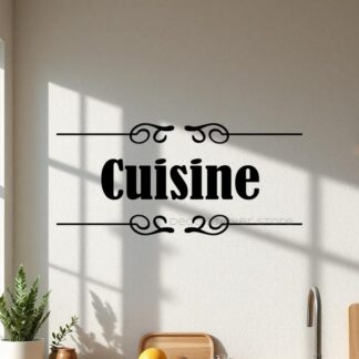 Sticker autocollant  cuisine