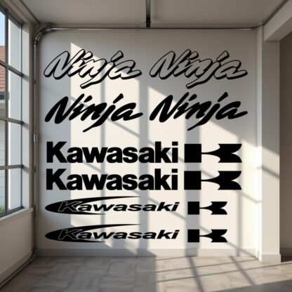 kit Stickers autocollant moto Kawasaki ninja