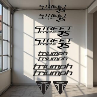 Kit stickers autocollant moto Triumph street triple rs