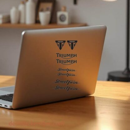 Kit stickers autocollant moto Triumph street twin modèle 2