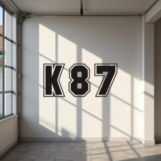 Sticker autocollant moto Kawasaki K87