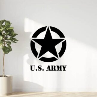 Sticker autocollant Etoile 4x4 us army jeep