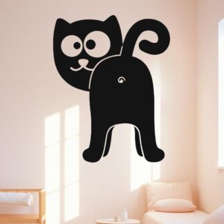 Sticker autocollant chat japonais