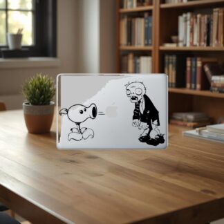 Sticker  autocollant MacBook zombie vinyl decal
