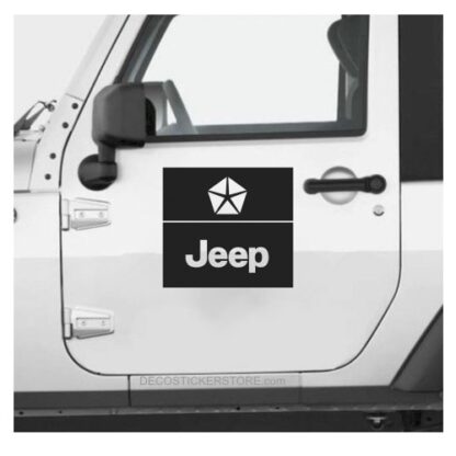 Sticker autocollant 4x4 jeep