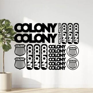 Kit stickers vélo mountain bike Colony