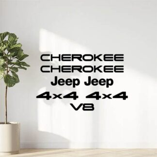 Kit stickers autocollants Jeep Cherokee V8
