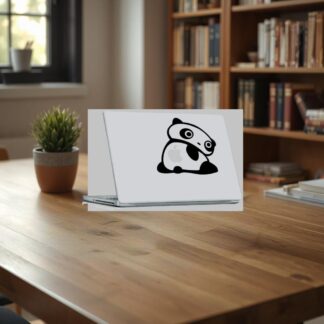 autocollant  Sticker MacBook panda