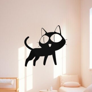 Sticker autocollant  chat manga anime