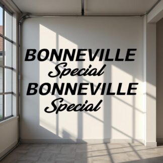 Lot de 2 stickers autocollant moto Triumph Bonneville special