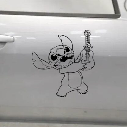 Sticker autocollant Stitch ukulele