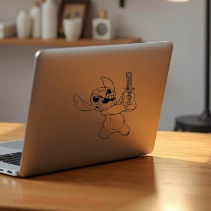 Sticker autocollant Stitch ukulele