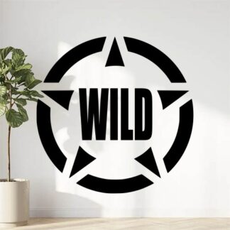Sticker autocollant Etoile 4x4 wild jeep