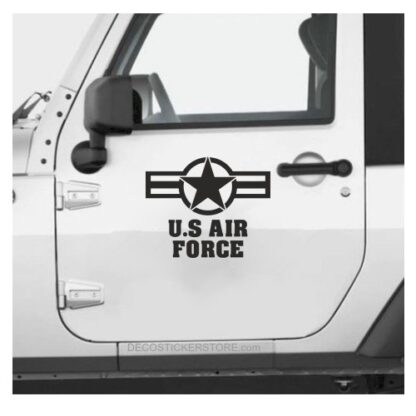 Sticker autocollant étoile us air force