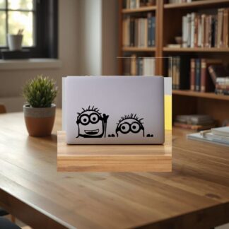 autocollant  Sticker ordinateur portable MacBook hp minions