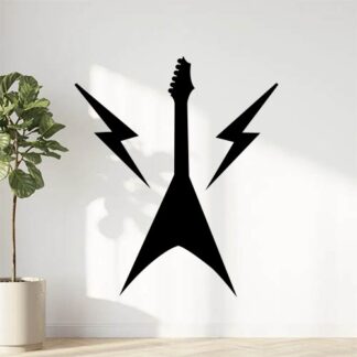 sticker autocollant musique guitare 5 86NRA