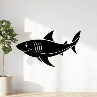 sticker autocollant poisson requin marin animaux 10 8ZM80