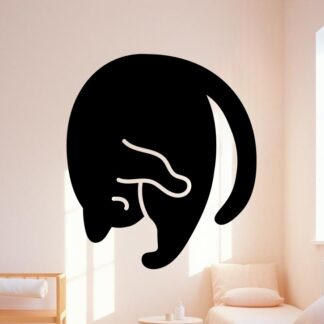 sticker autocollant animaux chat zen yoga 1 8ZZXG