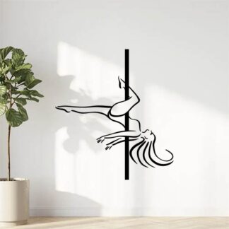 sticker autocollant femme pole-danse 9 9GP2U