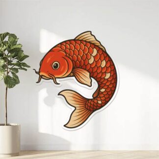 Autocollant Japon carpe koï décoration decostickerstore - A19RBM