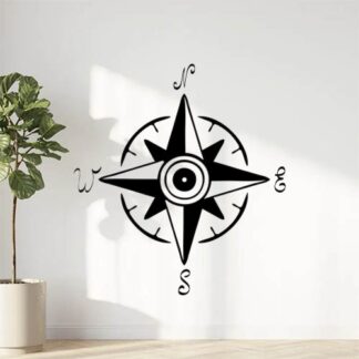 Sticker Autocollant boussole compas 4X4  A2409