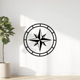 Sticker Autocollant boussole compas 4X4  A2413