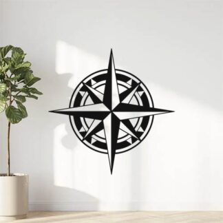 Sticker Autocollant boussole compas 4X4  A2415