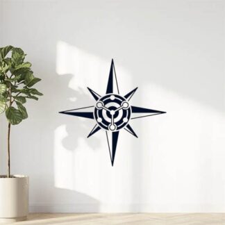 Sticker Autocollant boussole compas 4X4  A2416