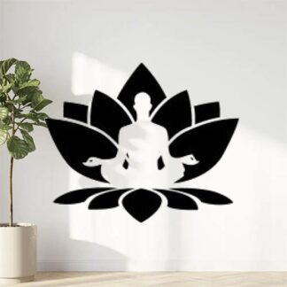 Sticker Autocollant lotus fleur AG87290