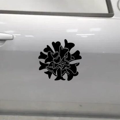 Sticker Autocollant succulente fleur AJ87292