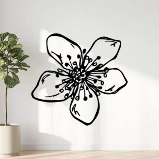 Sticker Autocollant framboise fleur AJ87296