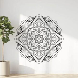 Sticker Autocollant mandala zen fleur AK87294