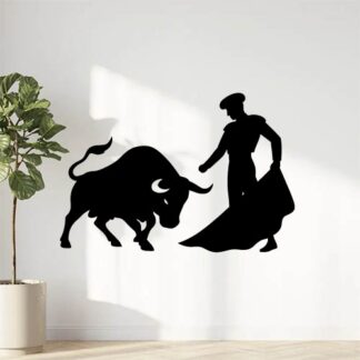 Sticker autocollant matador et taureau décoration decostickerstore - AKXIUI