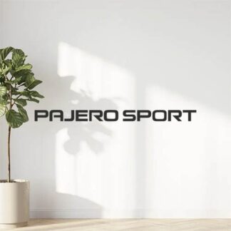 Sticker Autocollant  mitsubishi 4x4 pajero sport auto AM87342