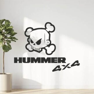 Sticker Autocollant  hummer 4x4 jdm auto AM87370