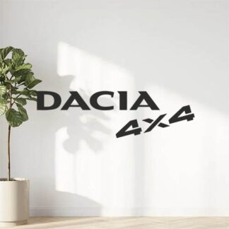 Sticker Autocollant  dacia 4x4 auto AM87378