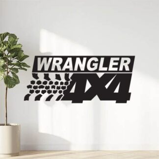 Sticker Autocollant logo 4x4 wrangler auto AM87382