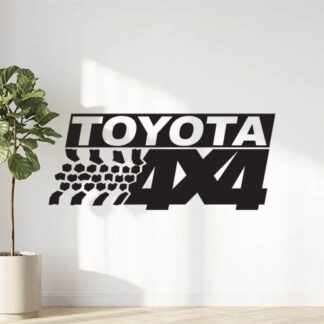 Sticker Autocollant logo 4x4 toyota auto AM87384