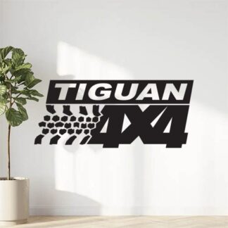 Sticker Autocollant logo 4x4 tiguan auto AM87386
