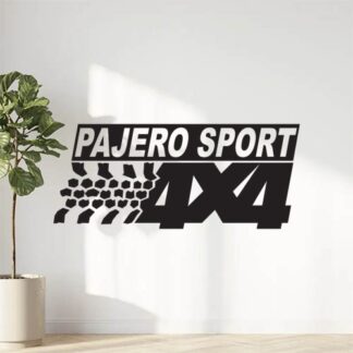 Sticker Autocollant logo 4x4 pajero sport auto AM87394