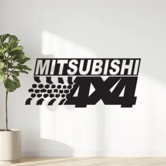 Sticker Autocollant logo 4x4 mitsubishi auto AM87398