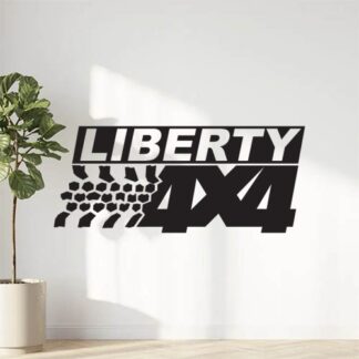 Sticker Autocollant logo 4x4 liverty auto AM87400