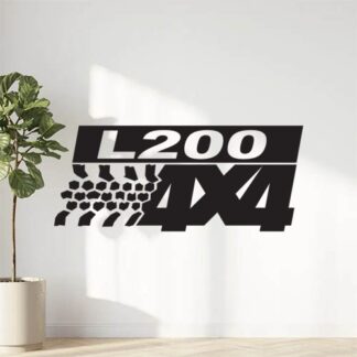 Sticker Autocollant logo 4x4 l200 auto AM87404