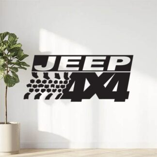 Sticker Autocollant logo 4x4 jeep auto AM87410