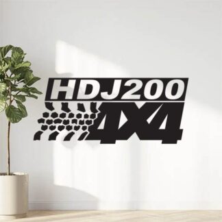 Sticker Autocollant logo 4x4 hdj200 auto AM87413