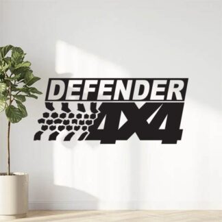 Sticker Autocollant logo 4x4 defender auto AM87418