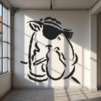 Sticker Autocollant chameau auto AM87430